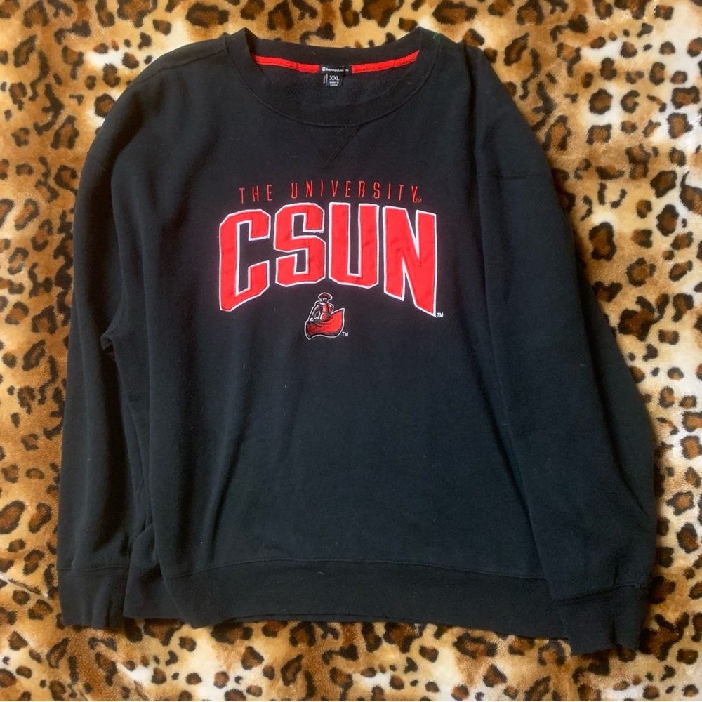 Champion Black and Red Men's Sweater